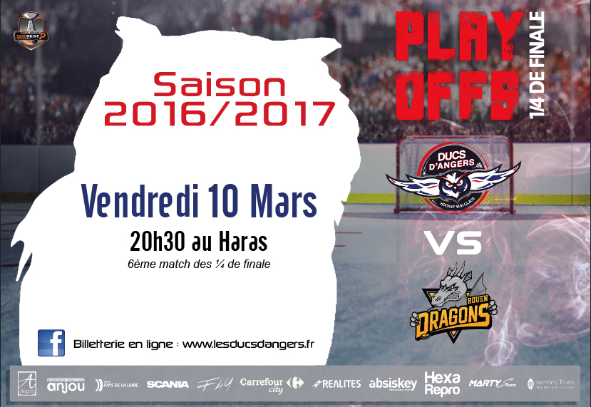 Prochain Match au Haras // PlayOffs // 10.03.17