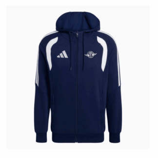 SWEAT TIRO TRAVEL FULL ZIP x ADIDAS - BLEU