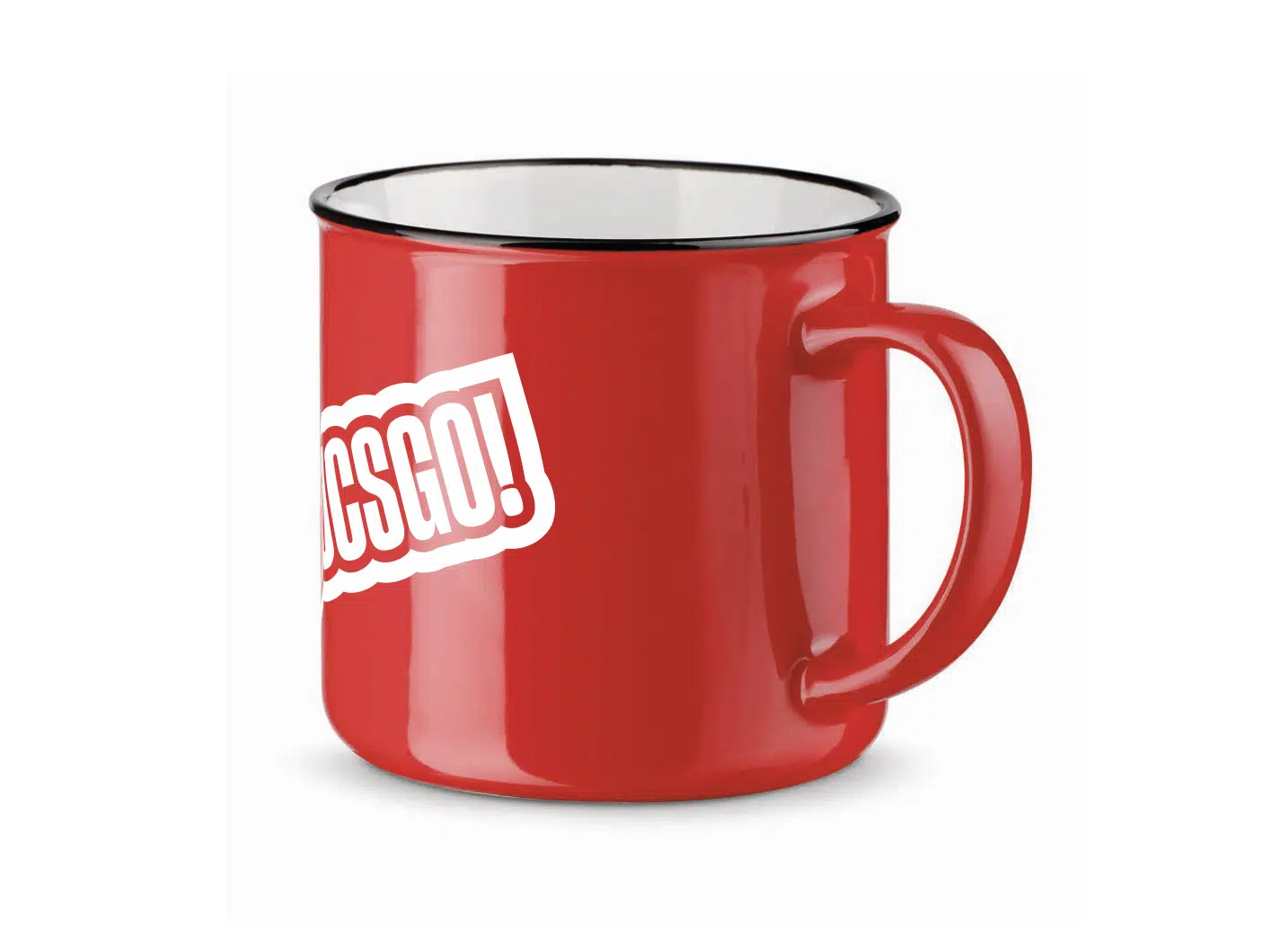 MUG - GO DUCS GO (ROUGE)