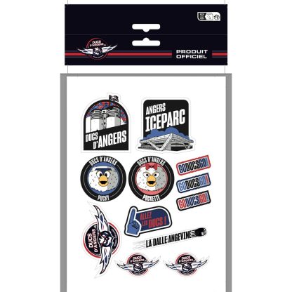 PLANCHE DE STICKERS - DUCS D'ANGERS
