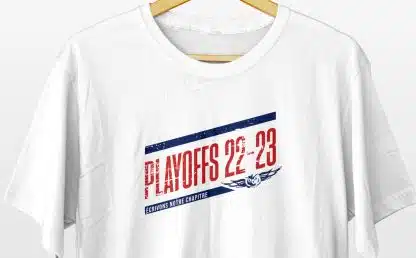 TEE-SHIRT BLANC - PLAYOFFS 2023 – Image 3